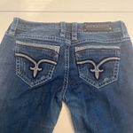 Rock Revival  Dee Skinny‎ Bling Distressed Thick Stitch Jeans Size 30 Photo 5