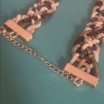 Dana Buchman Stunning Braided Necklace in Gold, Silver, and Black Photo 7
