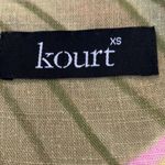 Kourt Anthropologie Tropical Multicolor Sleeveless Ruffle Mini Dress Size XS Photo 3