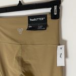 Aritzia NEW! TNA butter high rise kick flare split hem pull on tan pants Small Photo 3