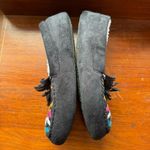 Steve Madden  Black Slippers with Multicolor Embroidery XL 11-12 Photo 2