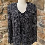 Alex Evenings  Metallic Open Front Jacket with Matching Tank Photo 1