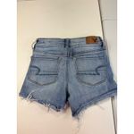 American Eagle American‎ Eagle Outfitters Denim Shorts Womens Size 0 Light Wash Frayed Photo 9