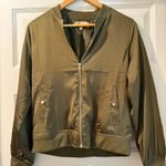 Philosophy  Olive Green Bomber Jacket Photo 1