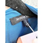 Jealous Tomato NWT Long Puff Sleeve Back Tie Top Blouse Blue Women's Size Large Photo 5