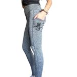 Coca-Cola Enjoy  small heather gray COKE Leggings high rise pockets, full length Photo 4