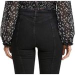 Free People ✨ We the Free True Black Riley Seamed Skinny Sz 28 Jeans✨ Photo 4