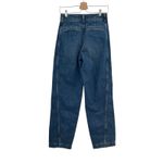 Madewell Tapered Denim Trousers Jeans Concho Wash Blue Size 25 Photo 7