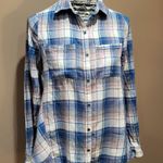Melrose and Market *5/$25 Sale* Oversized Plaid Button Down Flannel Swing Shirt Photo 0