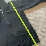 Super Dry Thick Black Wool Knit Minimalist Goth Streetwear Hoodie Jacket Size 10 Photo 7