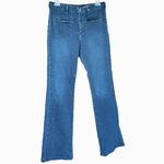 Pilcro Anthropologie  Mid-Rise Slim Puddle Bootcut‎ Jeans Sz 31 Photo 3
