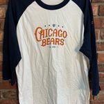 Sport-tek  womens Chicago Bears raglan 3/4 sleeve -shirt blue/white XL Photo 0
