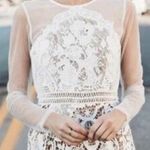 VICI White Lace Romper Photo 0