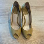 Christian Dior  Miss Nude Patent Leather Peep Toe Platform Heel Size 37.5/7.5 US Photo 4