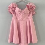 Bardot NWT  Sigma Soft Pink Linen Mini Dress Photo 3