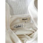 Madewell | NWT | Cutout Knot-Front Crop Tank Top | Lighthouse Cream | Sz XXS Photo 7