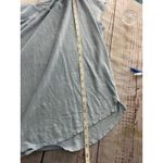 Sigrid Olsen  Linen Shirt Womens XL Blue Scoop Neck Short Sleeves Photo 6