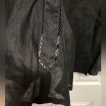 Ralph Lauren Lauren  Black 100% Linen Fit & Flare Skirt Photo 4