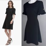 DKNY  Littpe Black A-Line Short Sleeve Dress Womens Medium 8 Photo 1