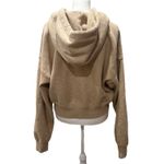 TNA Aritzia Cozy Fleece Boyfriend Fit Hoodie Women’s M Tan Size M Photo 3