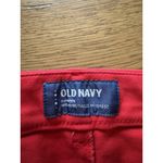 Old Navy Women Red Harper Mid-Rise Career Pants Size 8 Regular Colorful Career Photo 2