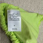 Wild Fable : Floral Terry Cloth Y2K Bikini Bright Green Photo 4