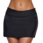 Tropical Escape ☀️ Swim Mini Skirt Black Bottoms☀️~8 Photo 0