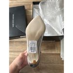 Saks 5th Avenue NWT Women's Saks Fifth Avenue Stiletto Pumps Silver Metallic Leather size 8 Photo 4