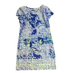 Lilly Pulitzer Sophiletta Dress Blue Current Sea Sirens Size Small UPF 50 Photo 1