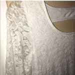 All Over Lace White Dress Size M Photo 3