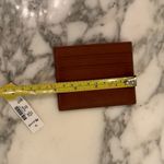 Madewell New Womens Leather Card Case English Saddle G2704 Embossed Photo 3