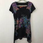 Desigual Adaja Black Tunic T-shirt Embroidered Photo 28