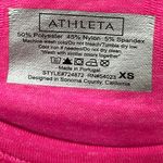 Athleta Fastest Track Long Sleeve Top Heather Pink Stretchy Sweat Women Size XS Photo 7