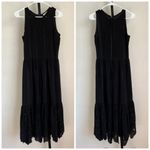 Ulla Johnson Black Eyelet Silk Dress Size 4 Photo 2