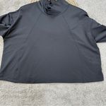 Athleta Women’s Whistler Mock Neck Top Sweatshirt Longsleeve Travel in Black XL Photo 5