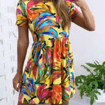 Farm Rio  Tropical Vibrant Mini Dress Photo 0