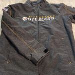 NFL  Steelers Pittsburgh Women Rain Jacket size M gray color Photo 15