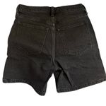 Abercrombie & Fitch  The 7” Dad Short High Rise Size 6 Black Denim Photo 1