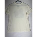 MTV Music Television 2021 Graphic Tee Shirt Womens Size Medium Cream Floral Logo Photo 2