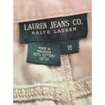 Lauren Jeans Co. Ralph Lauren Cream Cotton Capri Pants Women’s Size 16 Photo 3