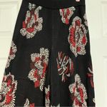 Anthropologie  Laia Intarsia floral wide leg knit sweater pants Photo 3