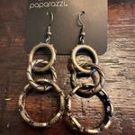 Paparazzi Shameless Shine Brass Earrings (203) Photo 2