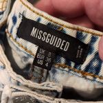 Missguided  Acid Wash Blue Denim Shorts Size 4 Photo 2