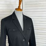 Victoria's Secret Victoria’s Secret Body By Victoria‎ Twill Blazer Jacket Black 8 Cotton Photo 5
