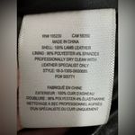 Joie  Orlanda black drape studded lamb leather mini skirt Size 00 Photo 7