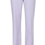 Another Tomorrow Lilac Purple Merino Wool Straight Leg Classic Trouser Pants 10 Photo 1
