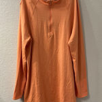 Lululemon Swiftly Relaxed Long Length Half Zip size 14 Coral Kiss Photo 0