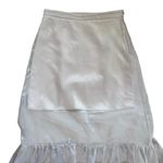 Anthropologie Sheer Beige Organza Maxi Length Skirt Size 8 Photo 12