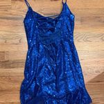 Lucy in the Sky Blue Sequin Dress Photo 1