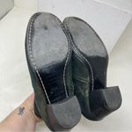 Isabel Marant $690  Green Metallic Dicker Western Ankle Booties Boots Size 35 Photo 2